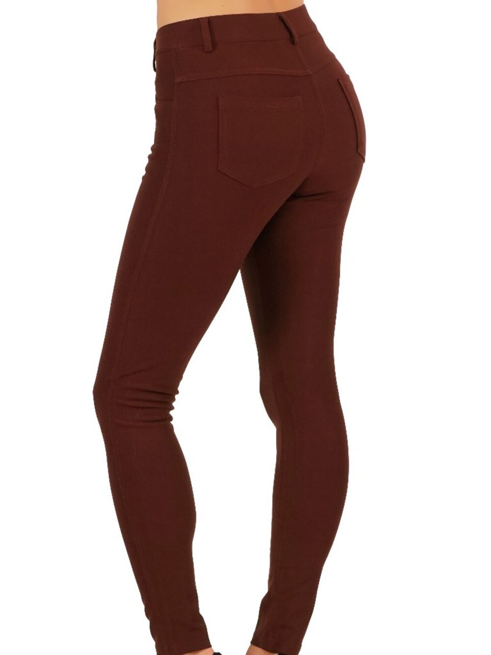 NWT Casual Office Pants Slim Women's Jean Look Buttery Soft Jeggings 01 - Picture 2 of 4